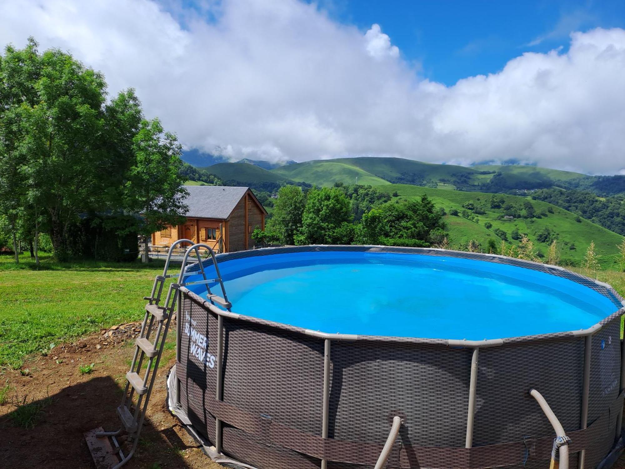 Chalet Dans Les Hautes- Pyrenees Entre Lourdes Et Bagneres Calme Et Vue Magnifique Arrodets-ez-Angles Exterior photo